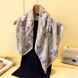 Cityscape Herringbone Faux Silk Square Scarf_Cwasc03437