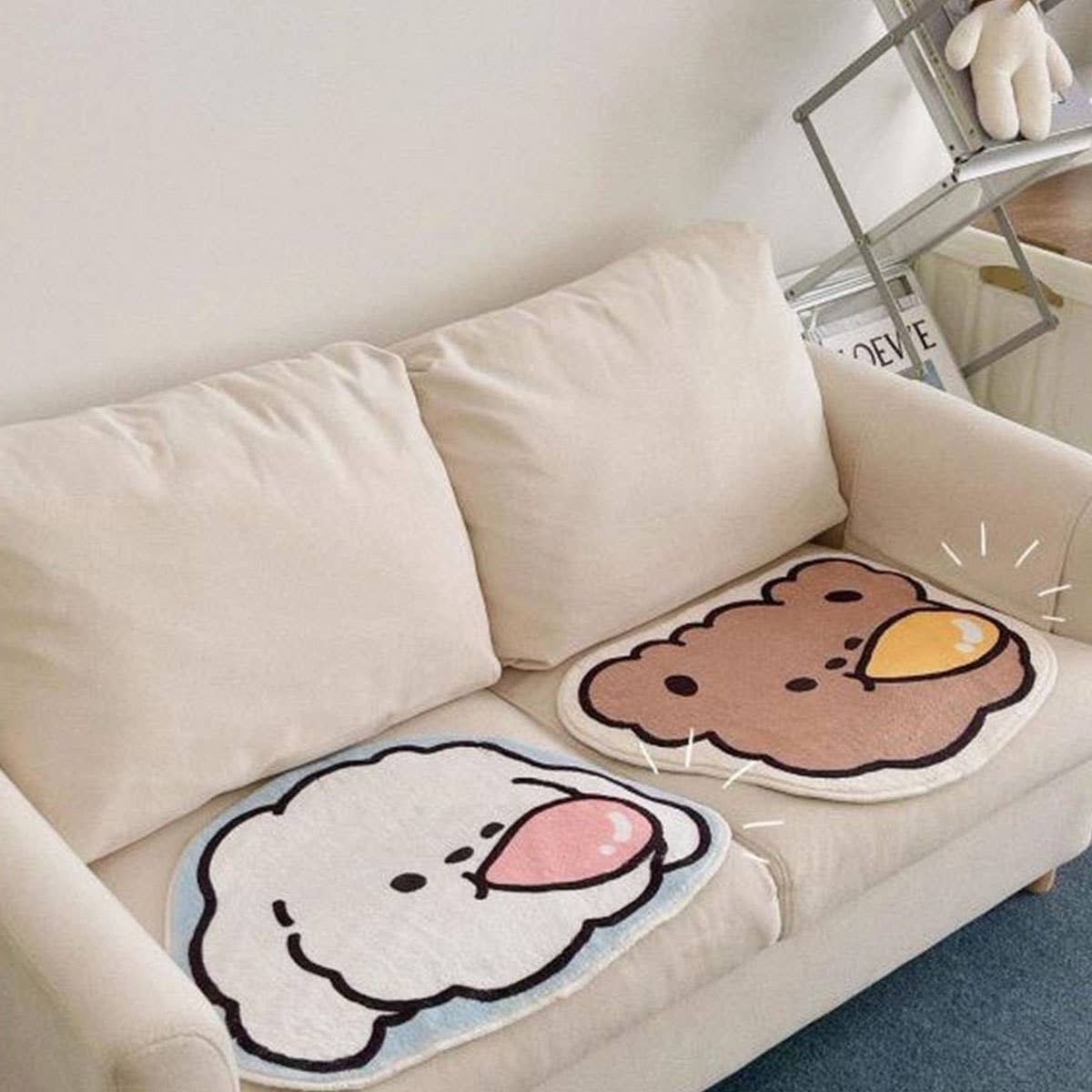 CUTE IRREGULAR SEAT CUSHION CARTOON OFFICE PAD_CWMM7520