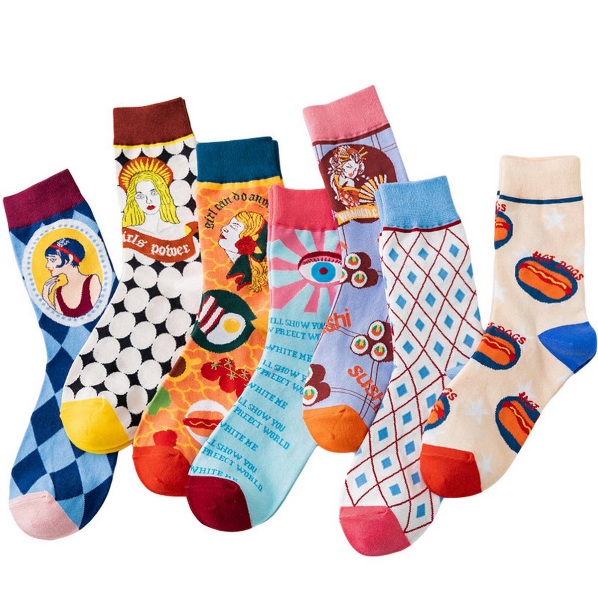FASHIONABLE SOCKS PERSONALIZED SOCKS_CWMS0674