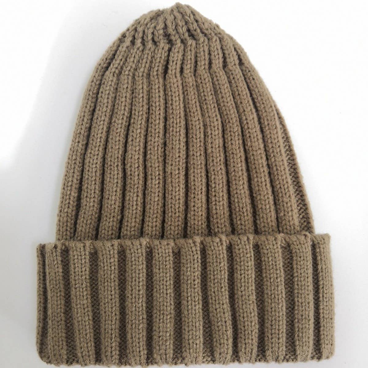 Cwah04351_Kids Solid Color Knit Beanie Hat Winter