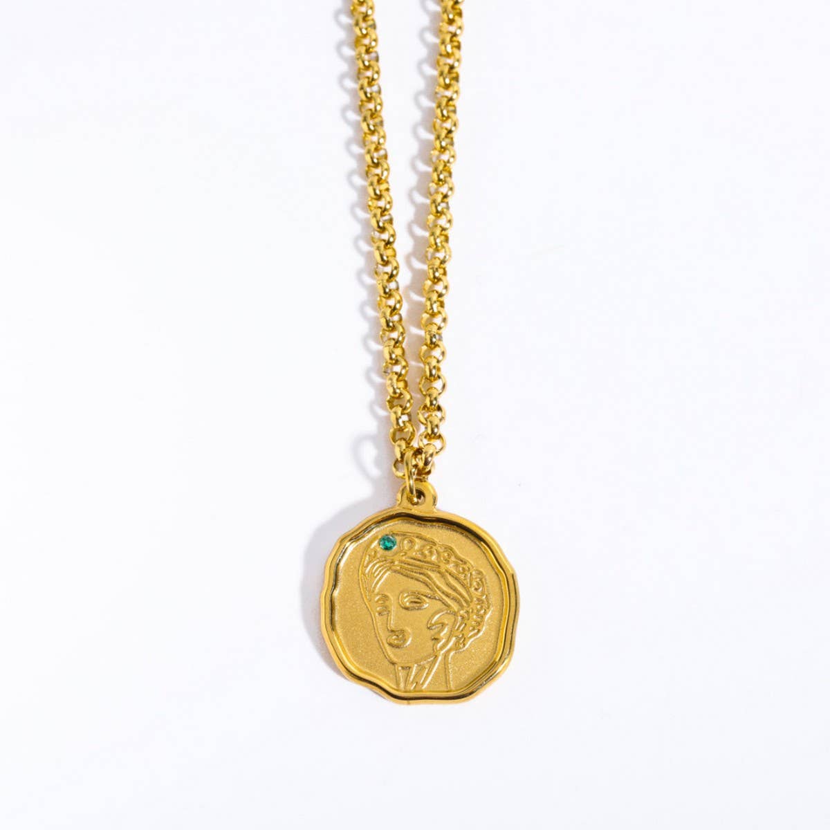 Vintage Creative Mythology Pendant Necklace_Cwmm3788