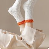Women'S Thick Warm Coral Fleece Mid-Tube Socks_Cwms1124