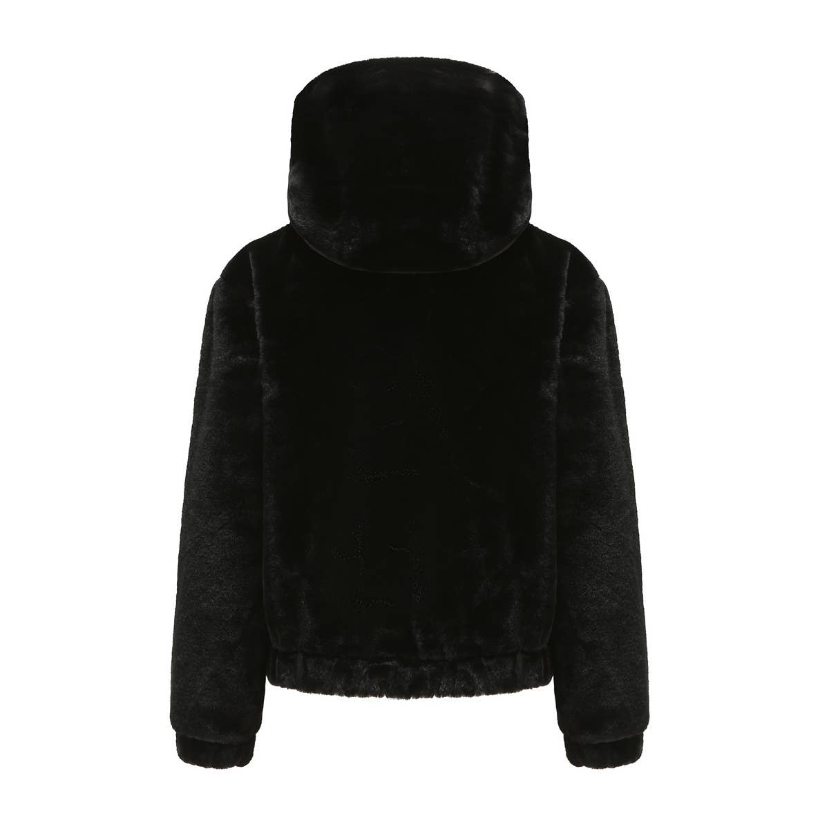 Womens Fleece Hooded Long-Sleeved Thermal Jacket