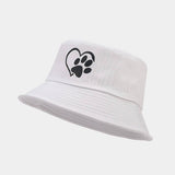 SIMPLE LOVE DOG PAW BUCKET HAT_CWAH1651