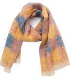 CIRCLE YARN JACQUARD SCARF UNISEX WINTER WRAP_CWASC0879