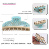 ACETATE DIAMOND HAIR CLIP HAIR ACCESSORIES_CWAHA4237