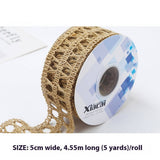 HEMP ROPE LACE DIY FABRIC DECORATIVE RIBBON_CWMM5751