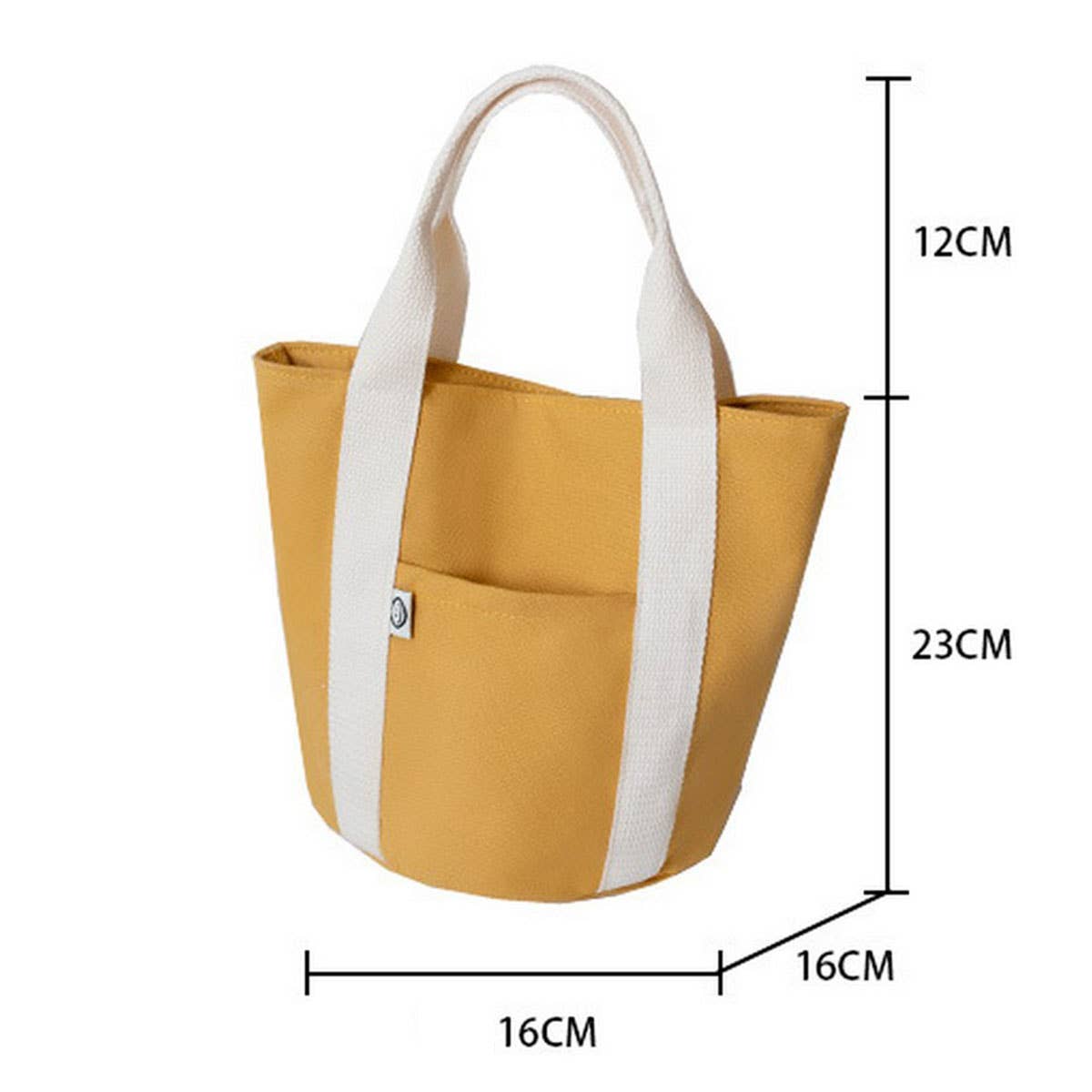 CANVAS LUNCH TOTE BAG FOR WORK OR SCHOOL_CWAB5598