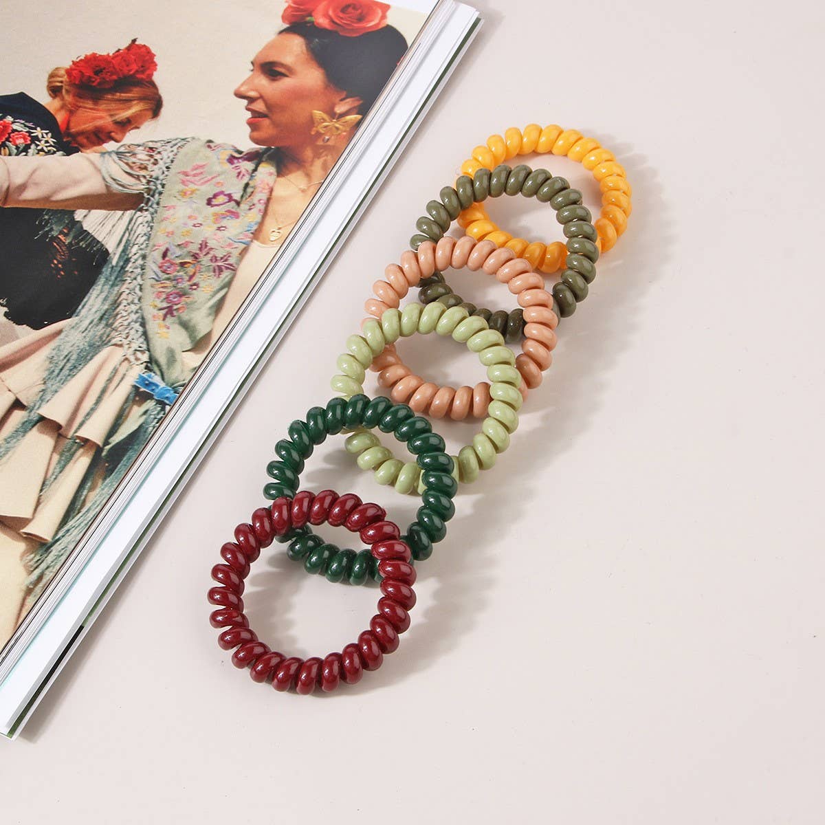 Cwaha1108_Simple Phone Line Hair Tie
