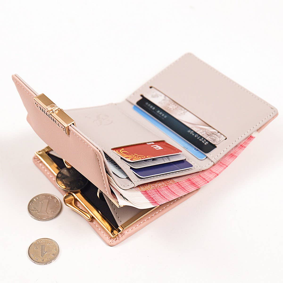 NEW PRINTED MINI TRIFOLD MULTIFUNCTIONAL WALLET_CWAB2556