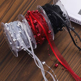 PEARL RIBBON HAND WOVEN HANDMADE ACCESSORIES_CWMM5746