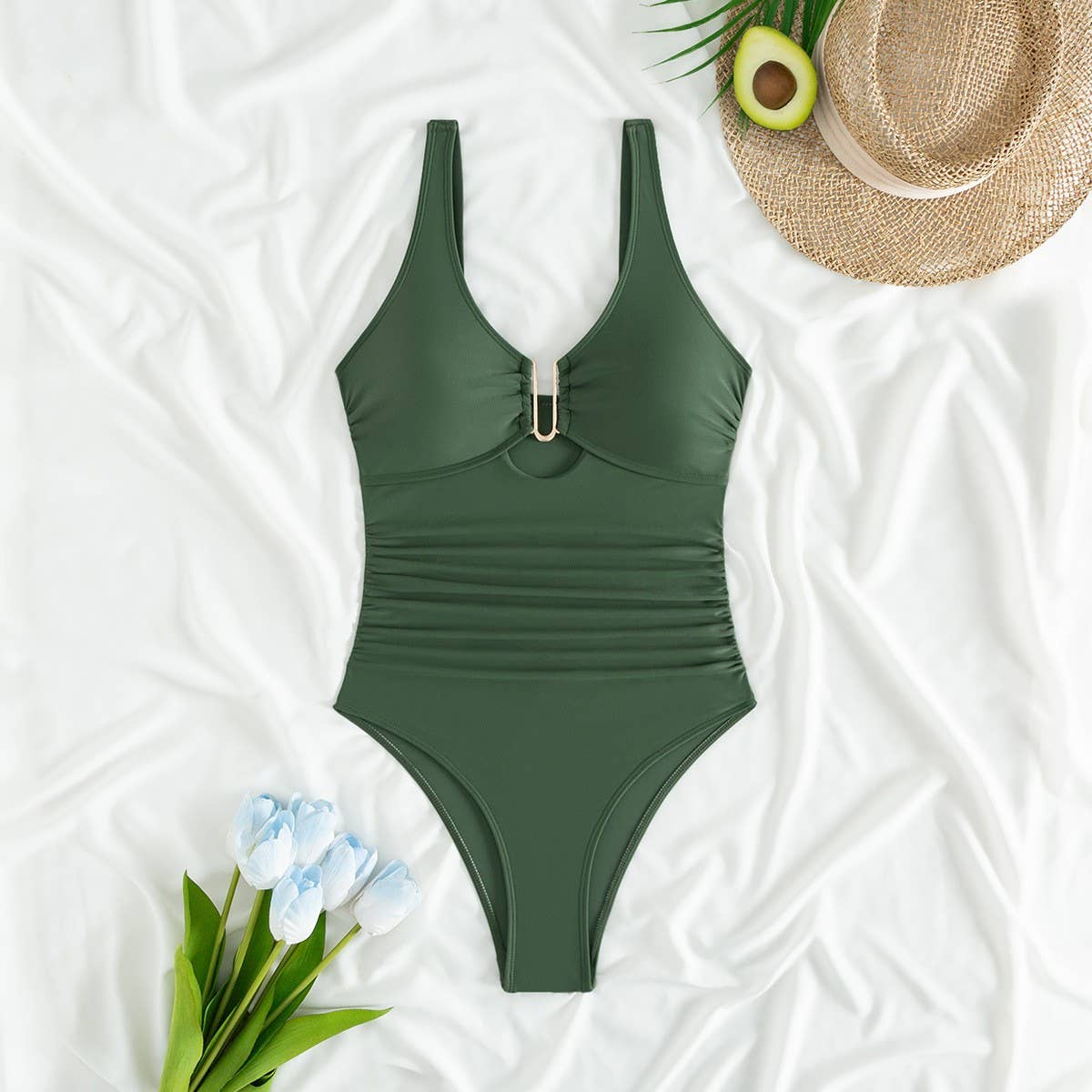 SLIM WOMENS ONE PIECE SWIMSUIT BIKINI_CWMW0616