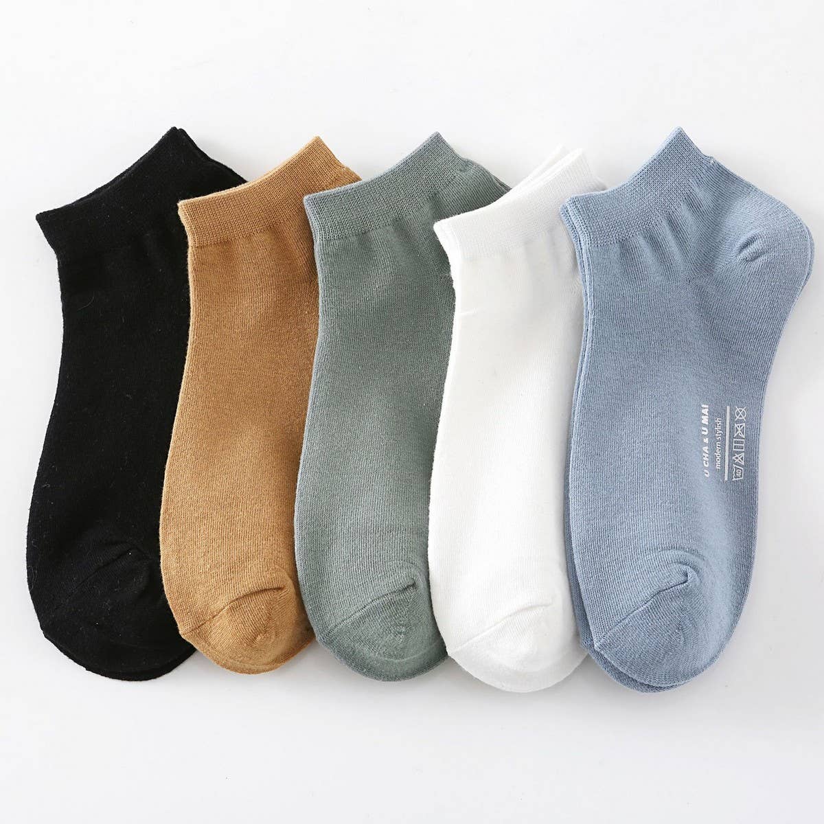 MENS CASUAL SOLID COLOR COTTON SOCKS_CWMS2038