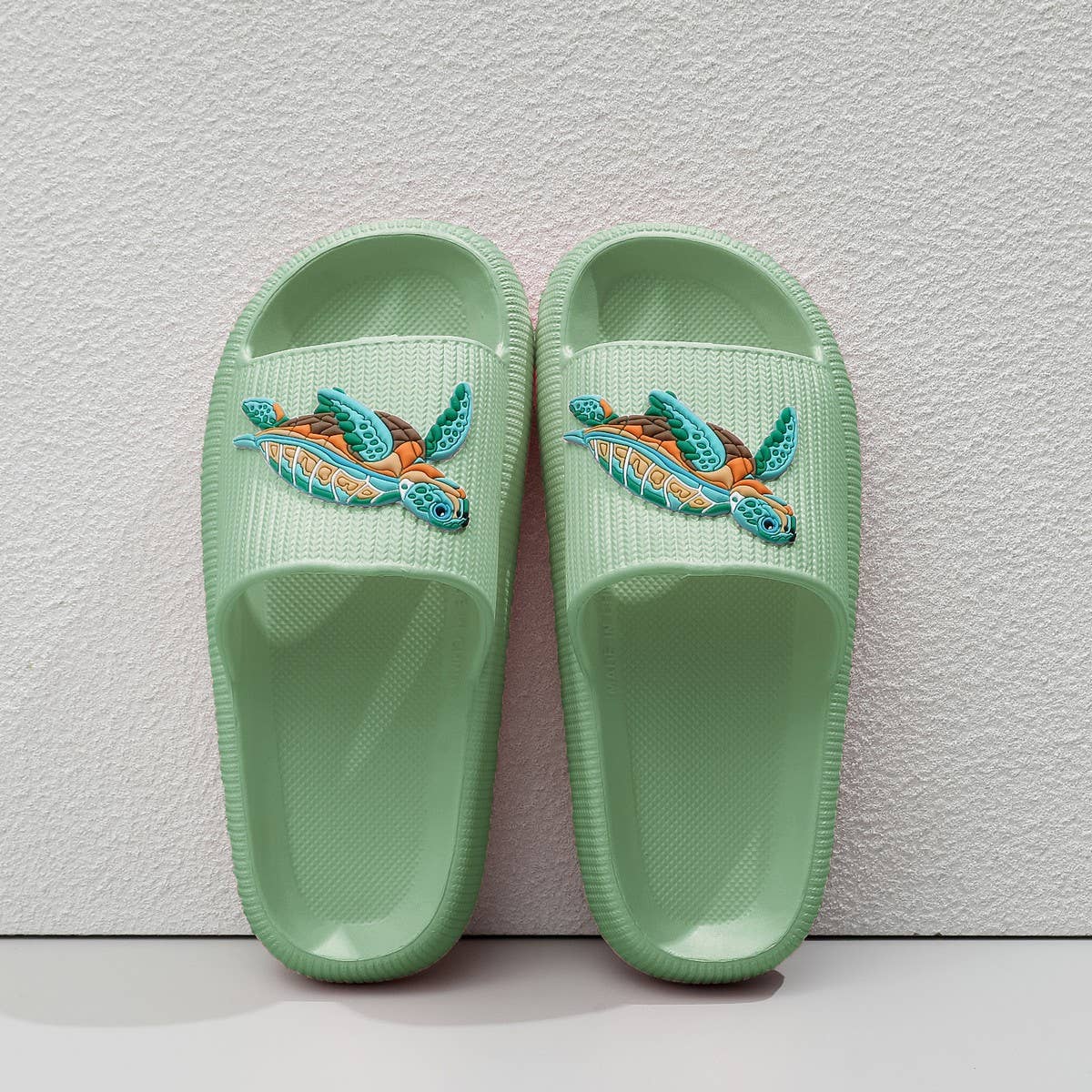 EVA TURTLE CARTOON SLIDES SUMMER BEACH SHOES_CWSHF00229