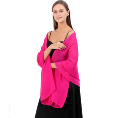Women Solid Color Evening Shawl_Cwasc1071