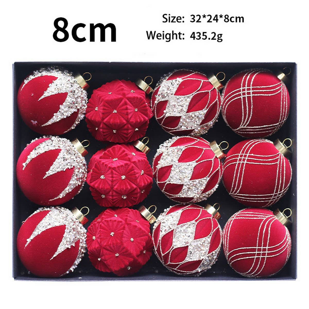 Velvet Diamond Christmas Ball Gift Set_Cwmm9918
