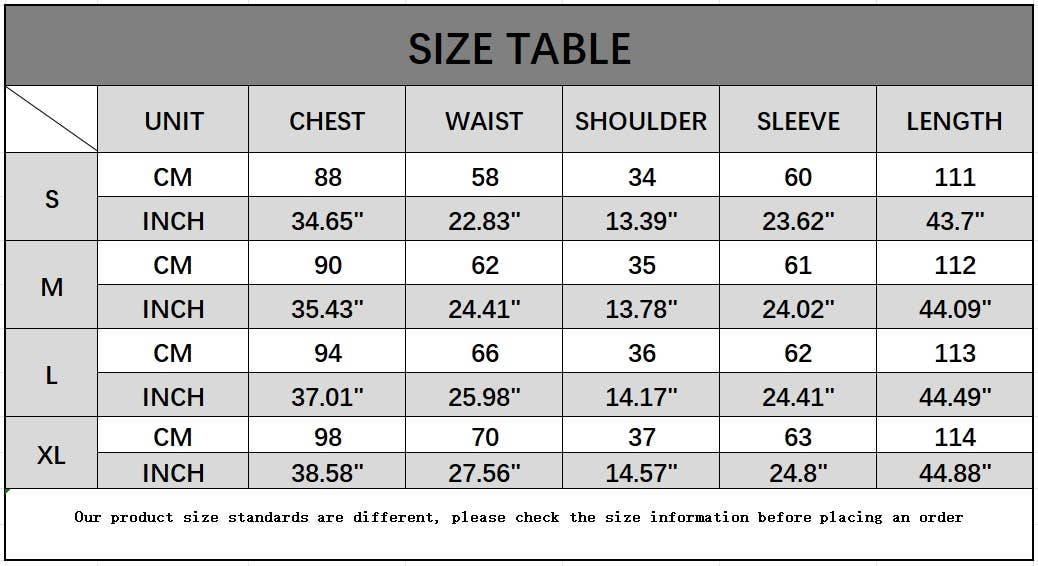 V-Neck Printed Waistline Casual Long-Sleeved Dress