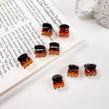 MINI 1 5CM HAIR CLAW TORTOISE BLACK BANG CLIPS_CWAHA0719