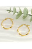 18K Gold Plated Stainless Steel Earrings_Cwaje0388
