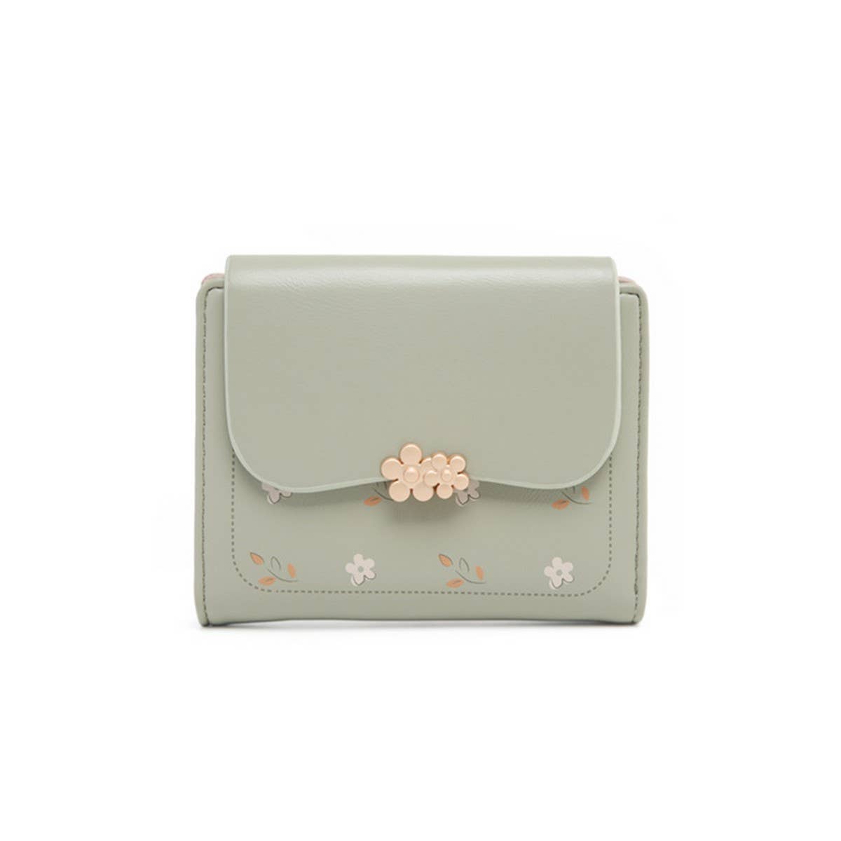 Fresh Sweet Print 3-Fold Zipper Wallet_Cwab06259