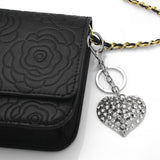 FASHIONABLE HEART SHAPED CRYSTAL KEYCHAIN PENDANT_CWAJE0953