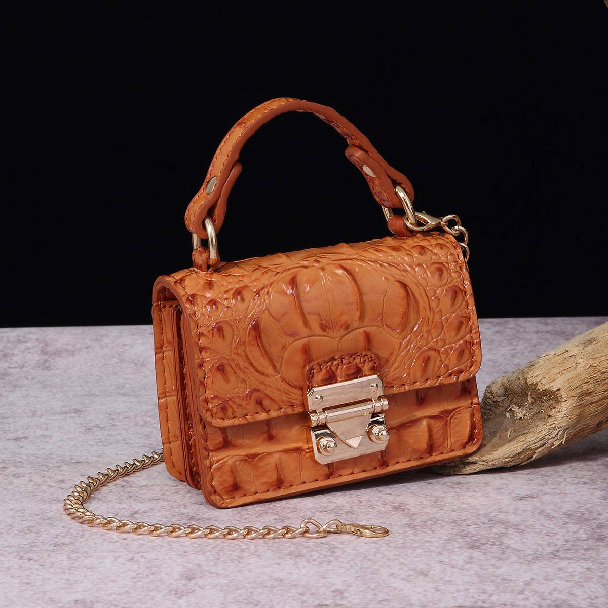 FASHION MULTICOLOR CROCODILE CROSSBODY BAG_CWAB2597