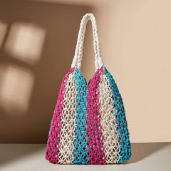 CASUAL NEW CONTRAST COLOR STITCHING HANDBAG_CWAB1988
