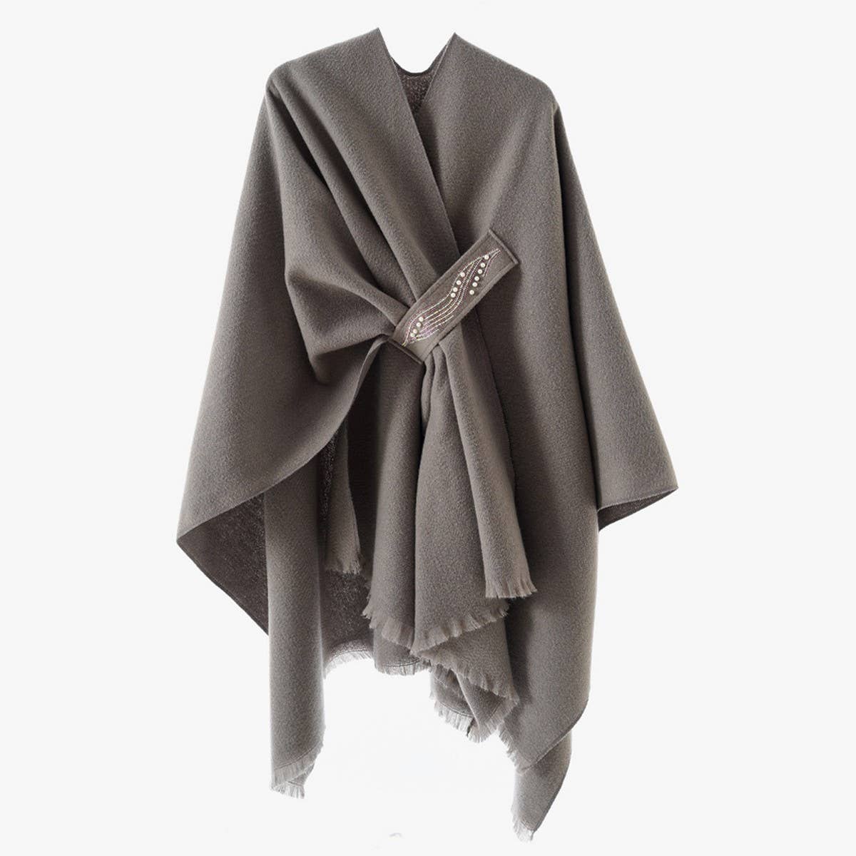 NEW STYLE DIAMOND SHAWL DESIGN SOLID COLOR SHAWL_CWMS1156