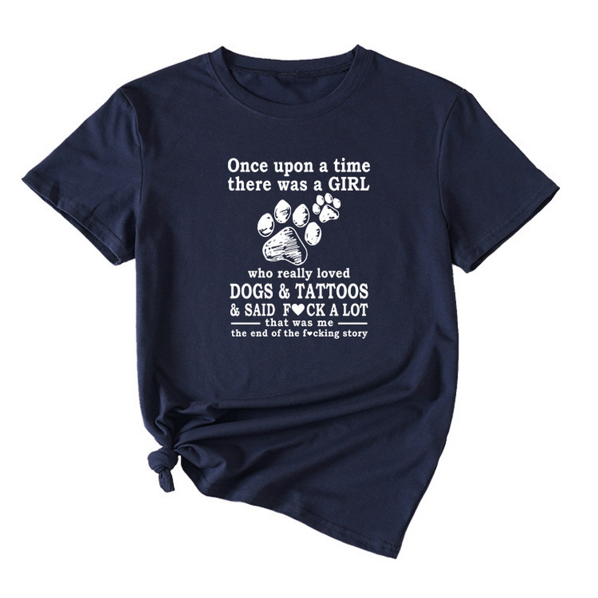 Womens Casual Tee Letter Graphic Print