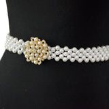 Women'S Stretch Pearl Elastic Waist Chain_Cwabe0522