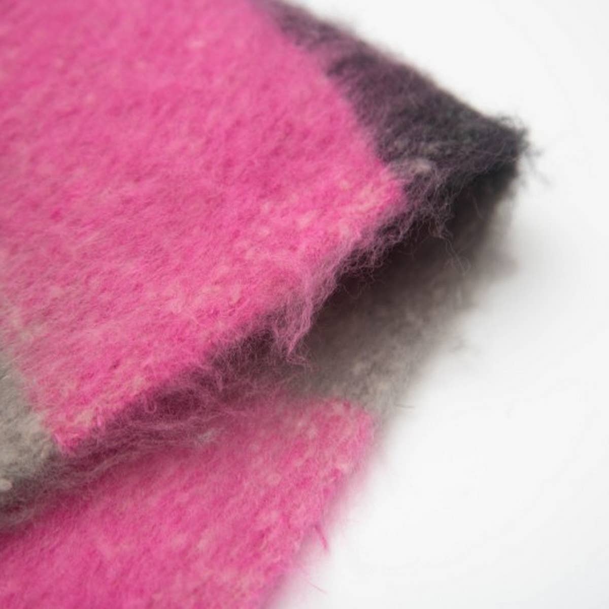 CHUNKY FRINGE STRIPE SCARF WINTER YARN WRAP_CWASC0877