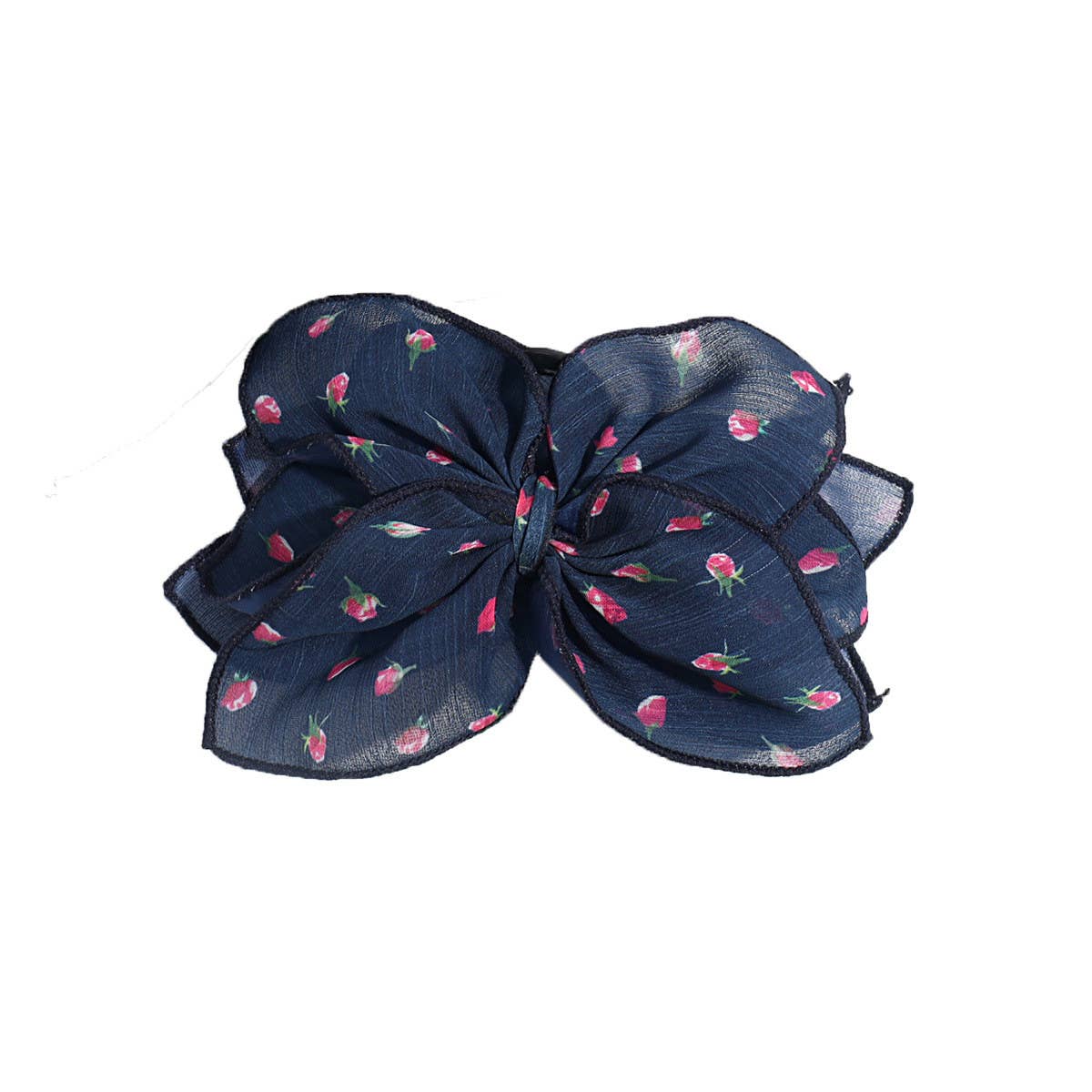 ELEGANT ARTISTIC FLOWER LOVE MESH BOW HAIRPIN_CWAHA2239