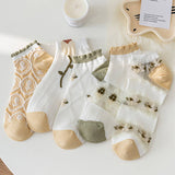 SUMMER THIN LACE INVISIBLE BOAT SOCKS_CWMS0518