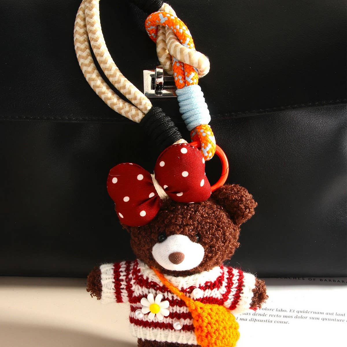DOPAMINE PLUSH SWEATER DOLL KEYCHAIN BAG CHARM_CWMM7870