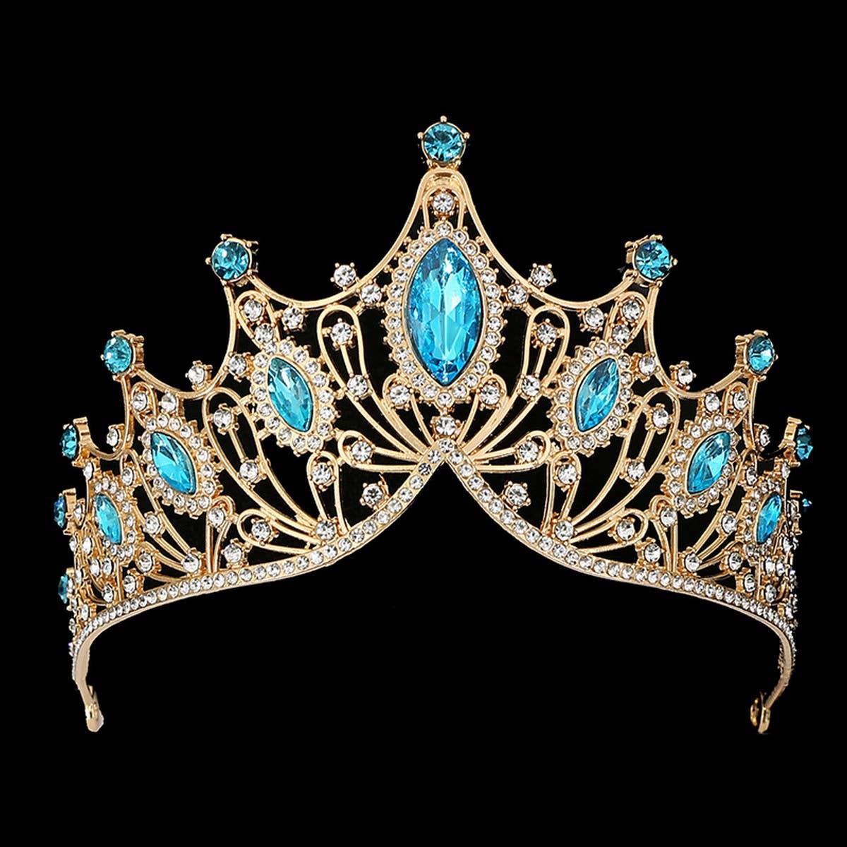 Wedding Crystal Hair Accessory Bridal Crown_Cwmm2011