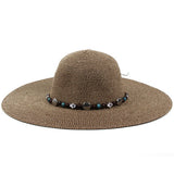 OUTDOOR LEISURE SUN PROTECTION DOME STRAW HAT_CWAH1205