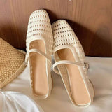 CUTOUT LEATHER SLIP ON MULES WITH HIDDEN WEDGE_CWSHF0050