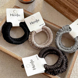 Elastic Pleated Mini Scrunchie Soft Hair Band_Cwaha08026
