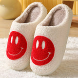CUTE CARTOON SMILING FACE FABRIC SLIPPERS_CWSHS0254