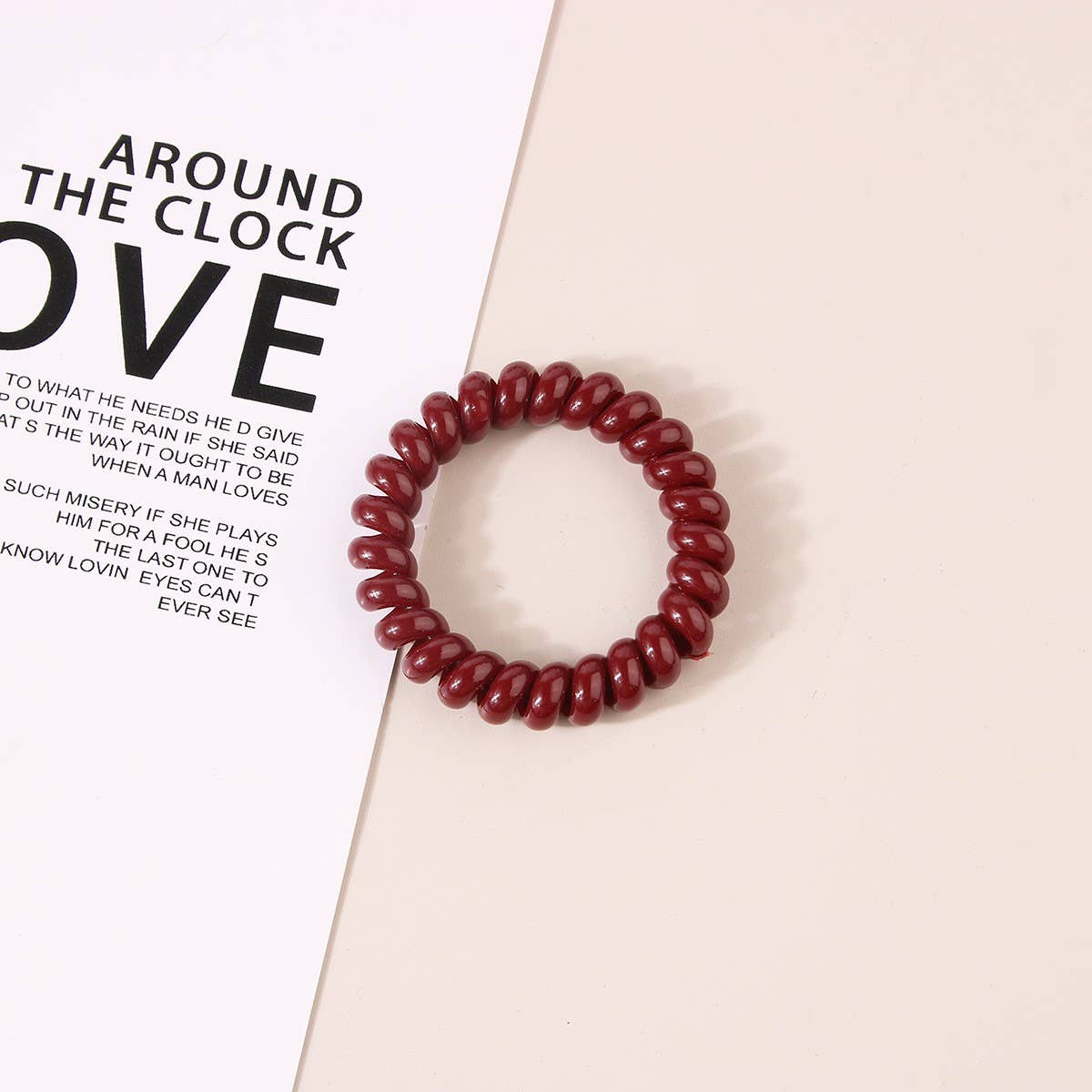 Cwaha1108_Simple Phone Line Hair Tie