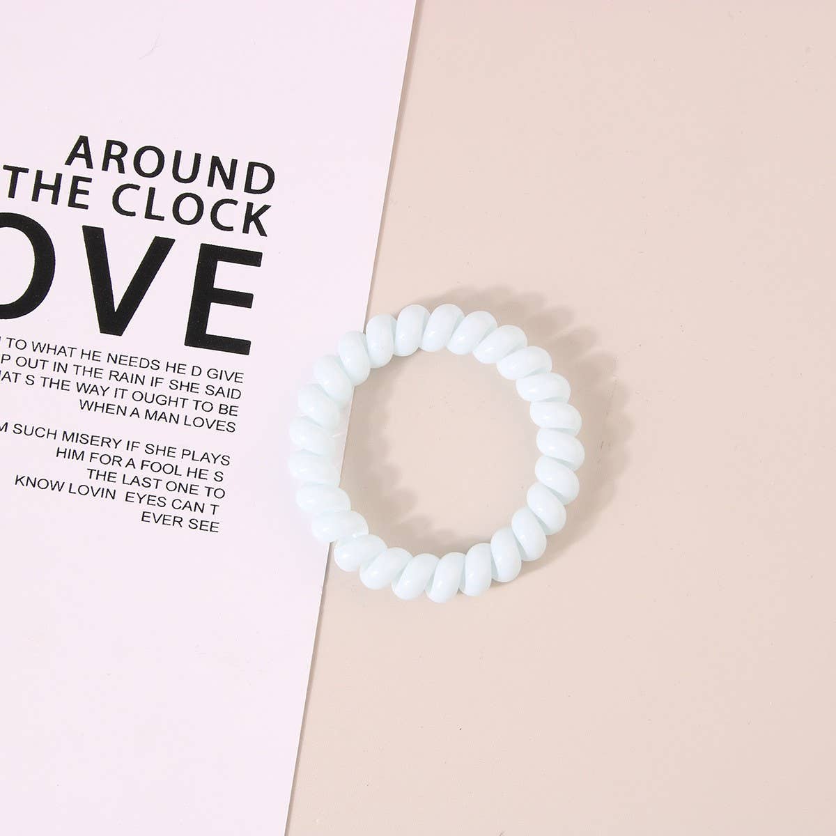 Cwaha1108_Simple Phone Line Hair Tie