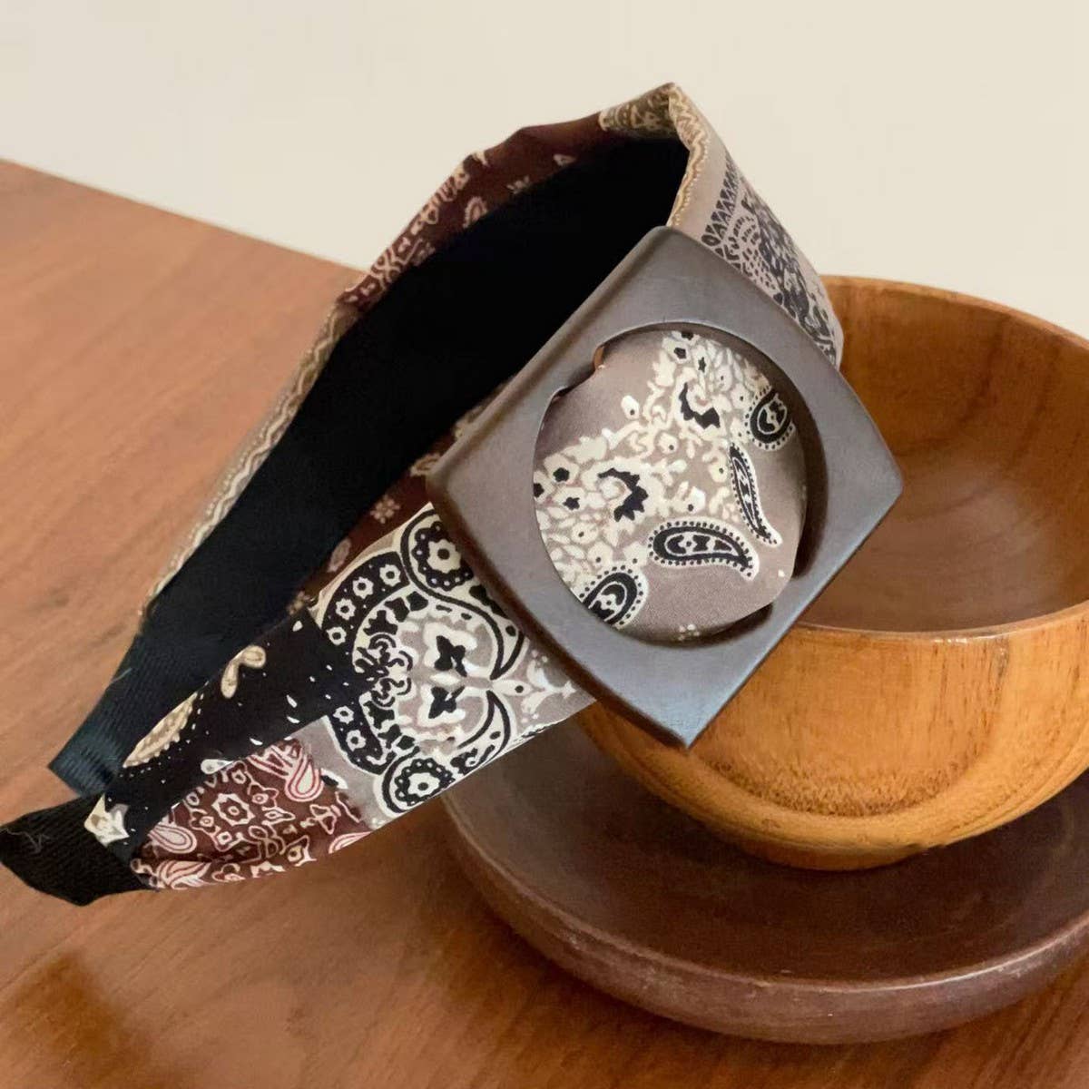 Paisley Ring Wide Headband Retro Design_Cwaha07827