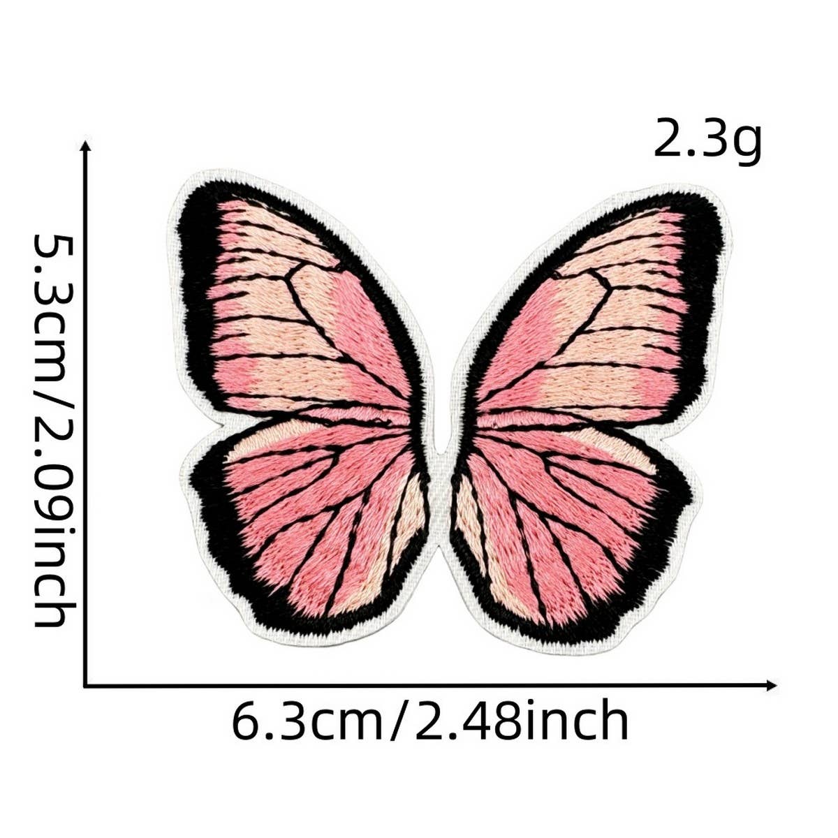 CUTE SOLID COLOR CARTOON BOW EMBROIDERED PATCH_CWMM4027