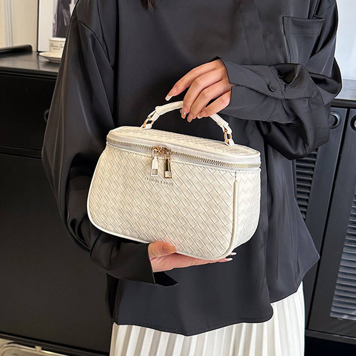 Ven Pattern Large Capacity Cosmetic Bag_Cwab4419