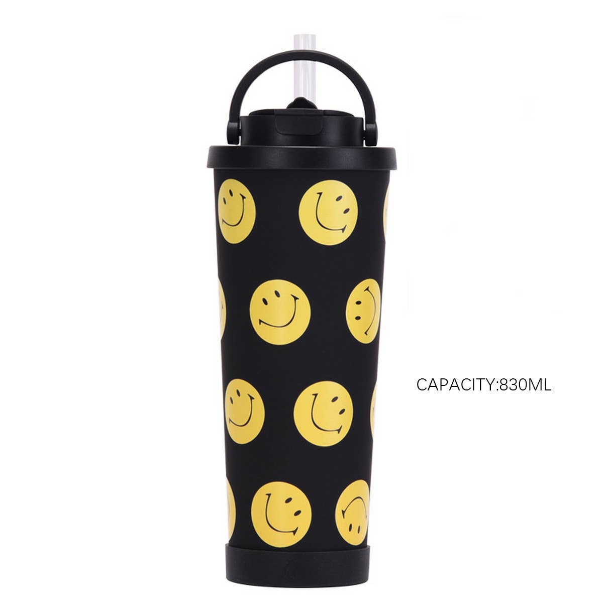 NEW SMILING FACE STAINLESS STEEL THERMOS CUP_CWMM0981