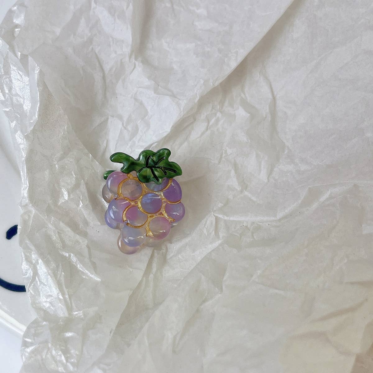 MINI FRUIT HAIR CLAWS STRAWBERRY LEMON CLIPS_CWAHA1331