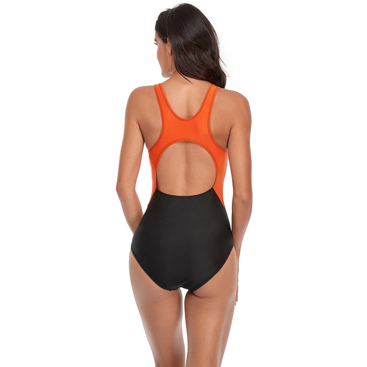 COLORBLOCK SPORT OPEN BACK ONE PIECE SWIMSUIT_CWMW0285