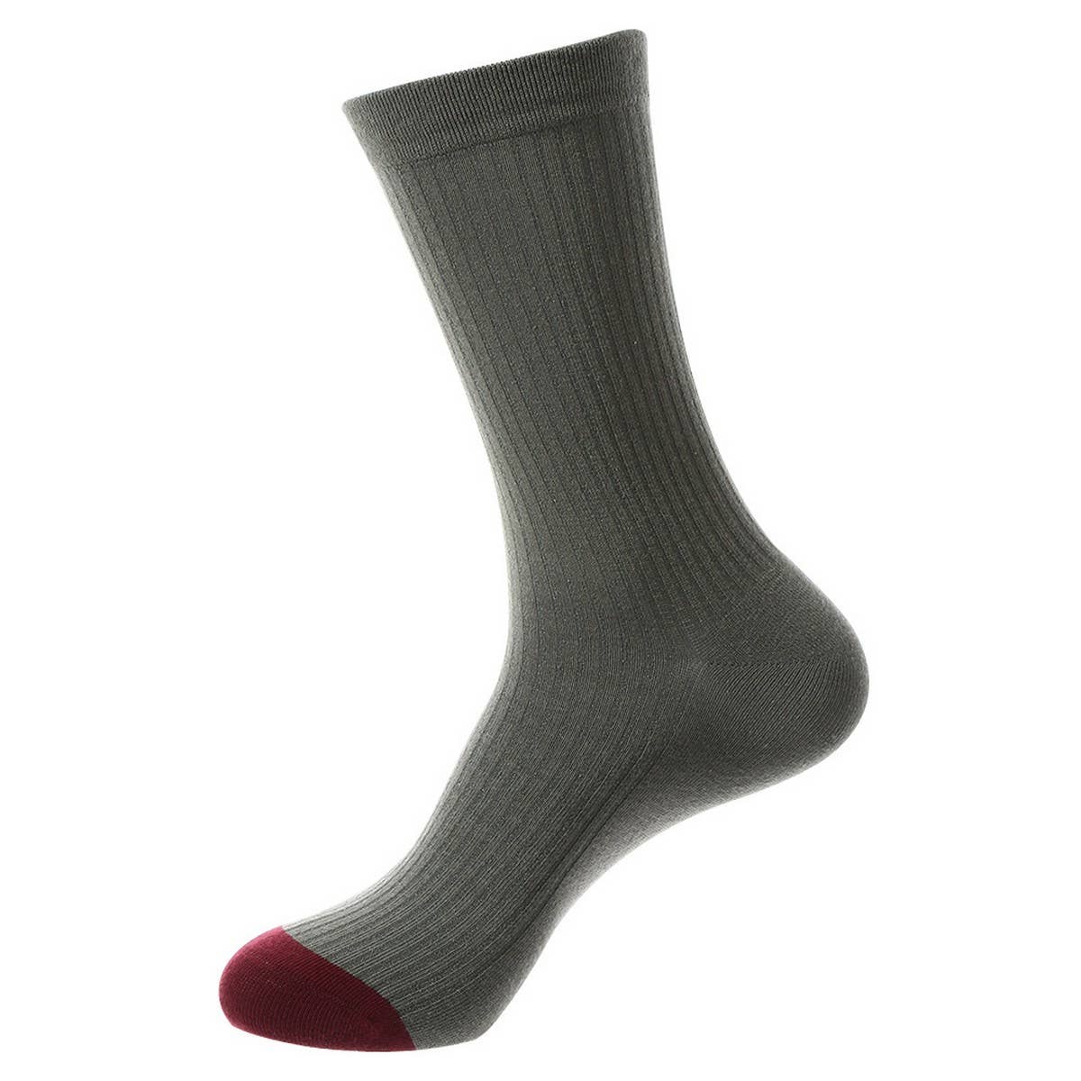 MENS CASUAL SOLID COLOR MID CALF SOCKS_CWMS1026