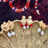 Trendy Designer Heart Stainless Earrings