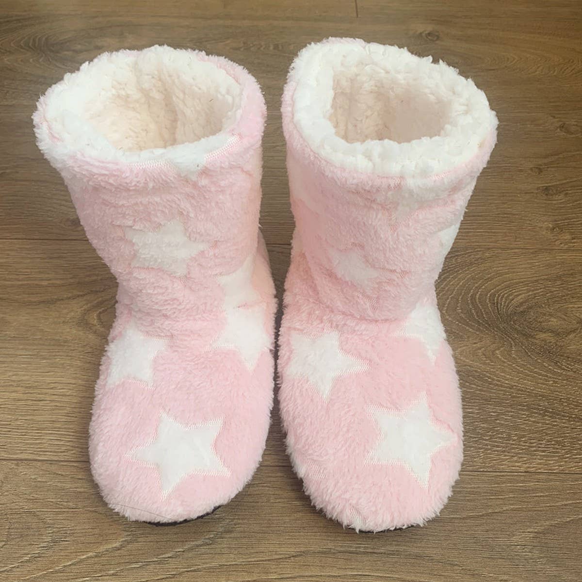 Warm And Soft Soles For Comfort Sock Slippers_Cwms1207